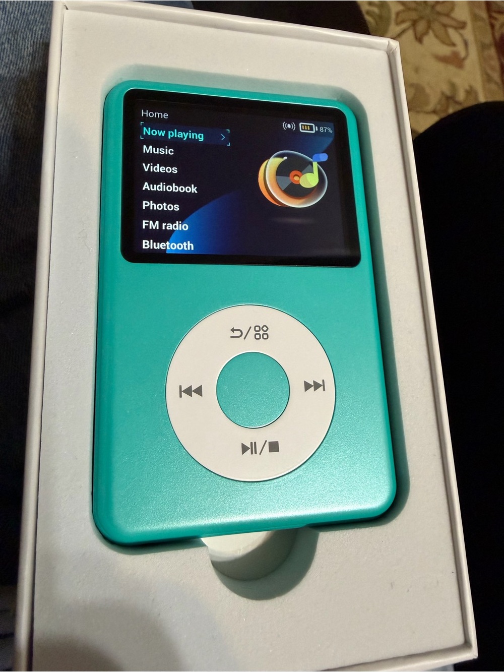 Y1 Innoiasis Portable MP3 Player - Teal Bluetooth Music Player 128gb